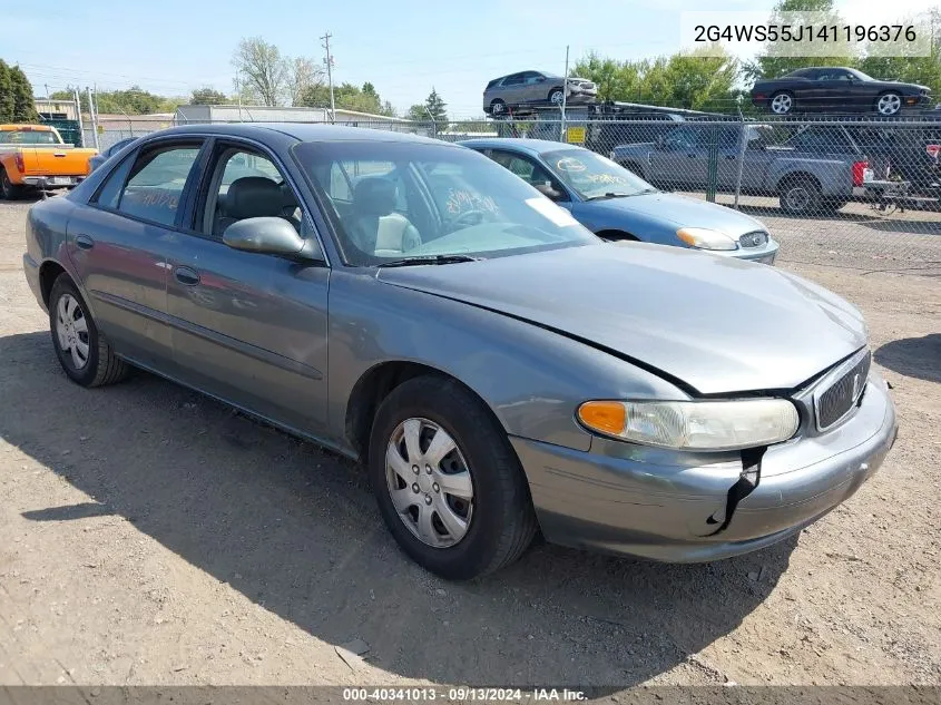 2004 Buick Century Custom VIN: 2G4WS55J141196376 Lot: 40341013