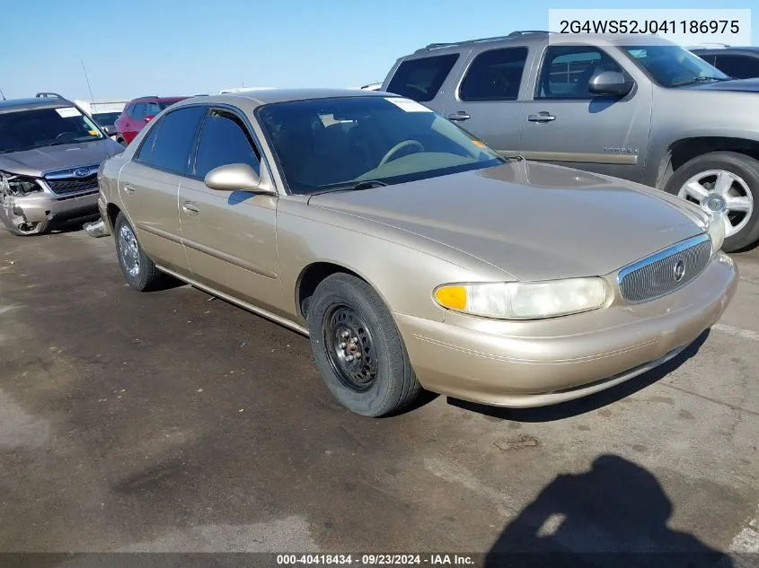 2004 Buick Century VIN: 2G4WS52J041186975 Lot: 40418434