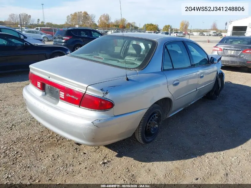 2G4WS52J341248806 2004 Buick Century