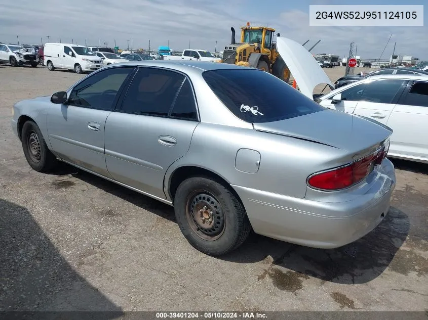 2005 Buick Century VIN: 2G4WS52J951124105 Lot: 39401204