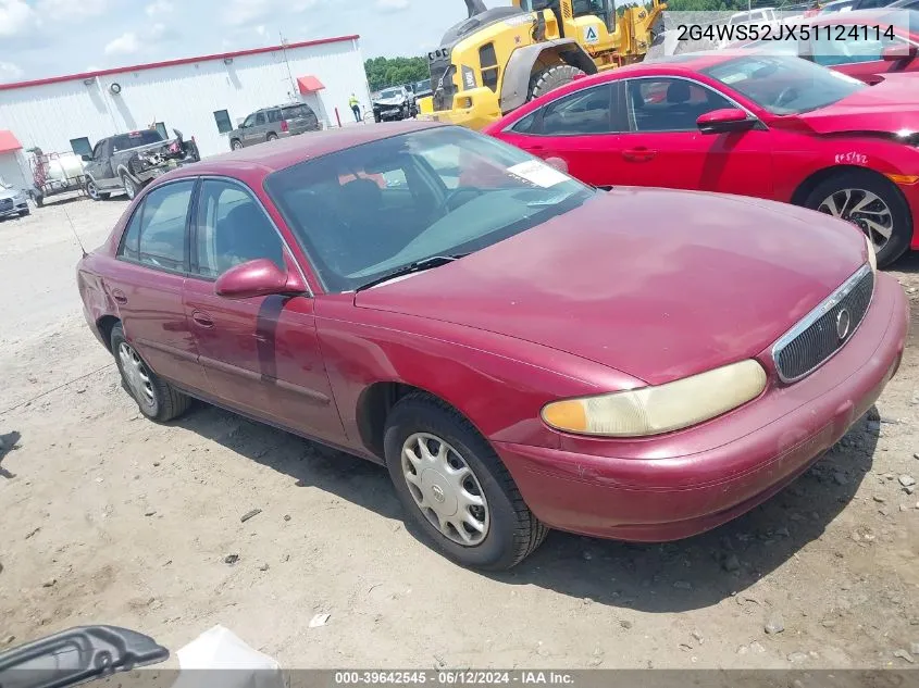 2G4WS52JX51124114 2005 Buick Century