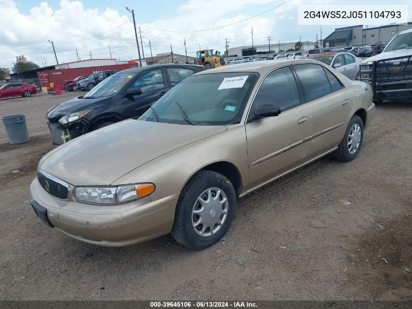 2G4WS52J051104793 2005 Buick Century