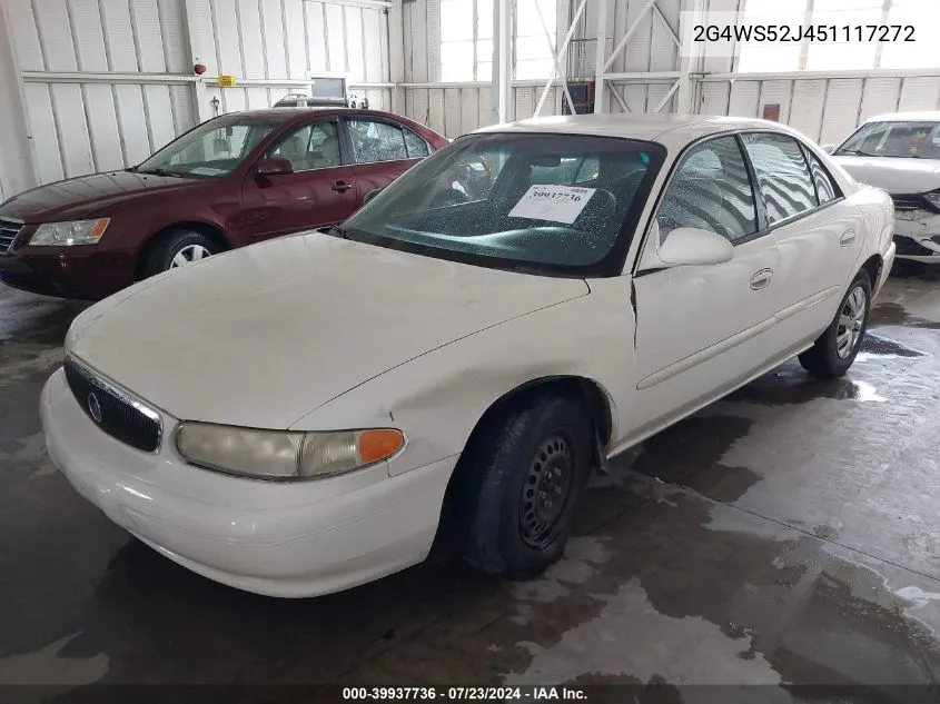 2005 Buick Century VIN: 2G4WS52J451117272 Lot: 39937736