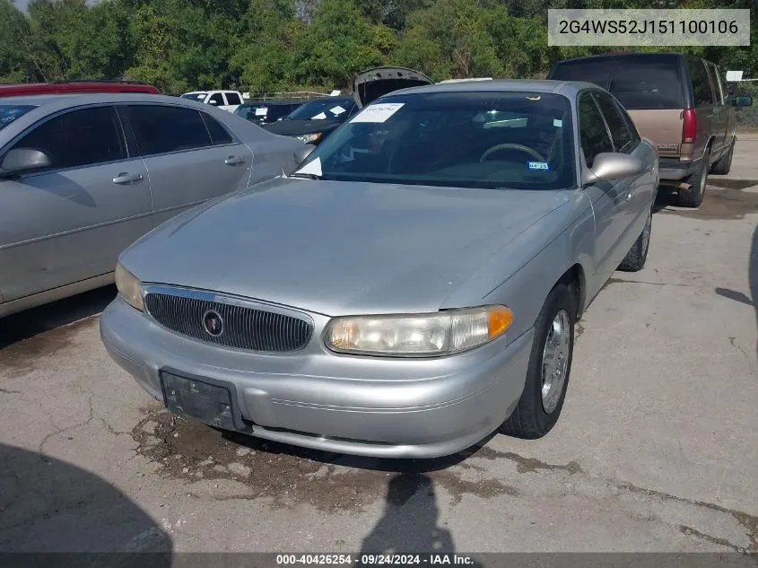 2G4WS52J151100106 2005 Buick Century