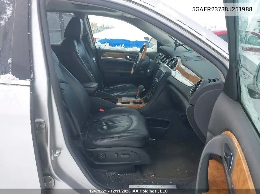 5GAER23738J251988 2008 Buick Enclave Cxl