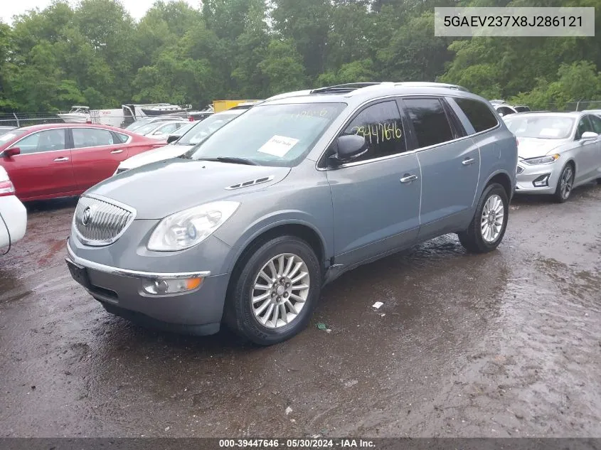 5GAEV237X8J286121 2008 Buick Enclave Cxl