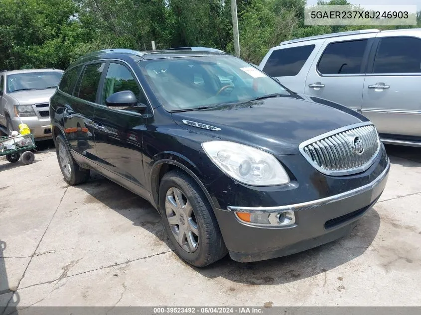 2008 Buick Enclave Cxl VIN: 5GAER237X8J246903 Lot: 39523492