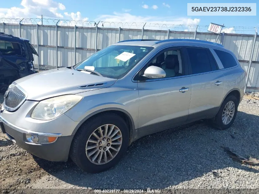 2008 Buick Enclave Cxl VIN: 5GAEV23738J232336 Lot: 40239777