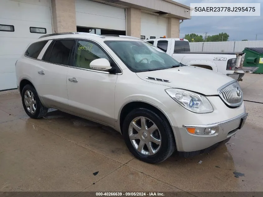 2008 Buick Enclave Cxl VIN: 5GAER23778J295475 Lot: 40266639