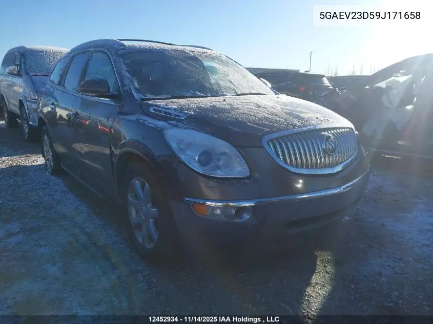 5GAEV23D59J171658 2009 Buick Enclave Cxl