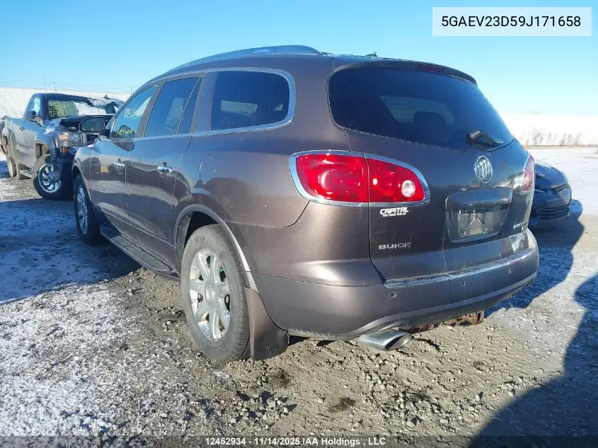 5GAEV23D59J171658 2009 Buick Enclave Cxl