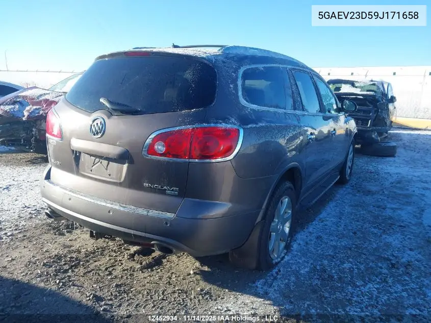 5GAEV23D59J171658 2009 Buick Enclave Cxl