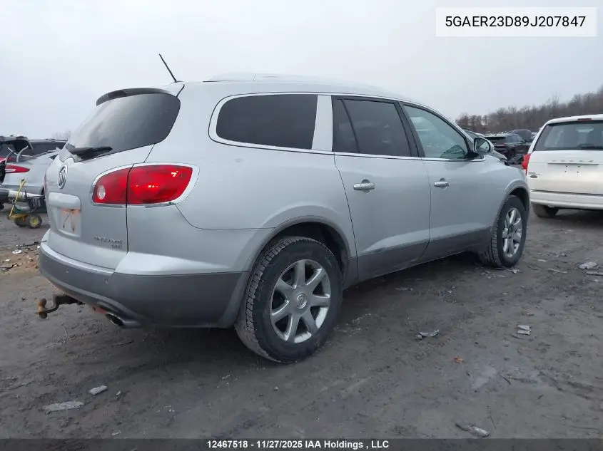 5GAER23D89J207847 2009 Buick Enclave Cxl