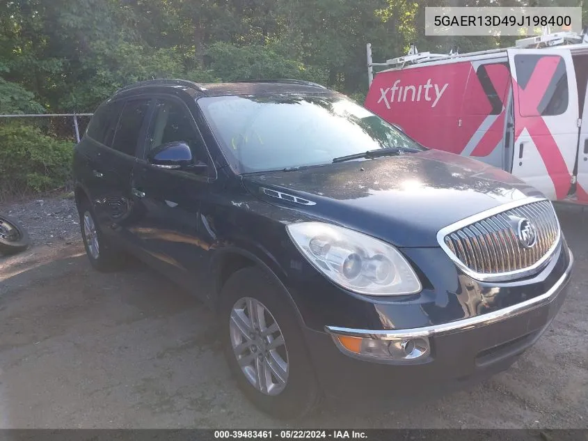 2009 Buick Enclave Cx VIN: 5GAER13D49J198400 Lot: 39483461