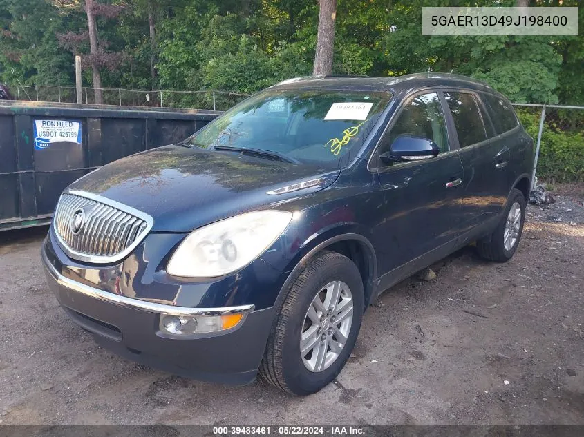 2009 Buick Enclave Cx VIN: 5GAER13D49J198400 Lot: 39483461