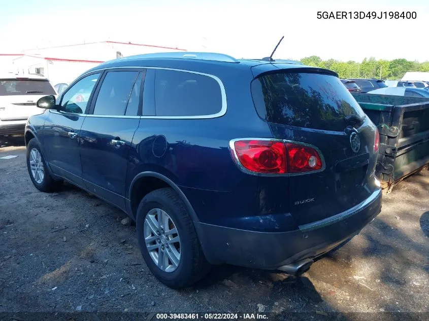 2009 Buick Enclave Cx VIN: 5GAER13D49J198400 Lot: 39483461