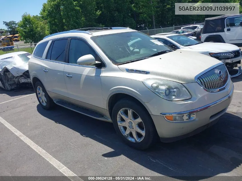 2009 Buick Enclave Cxl VIN: 5GAER23D09J103997 Lot: 39524125