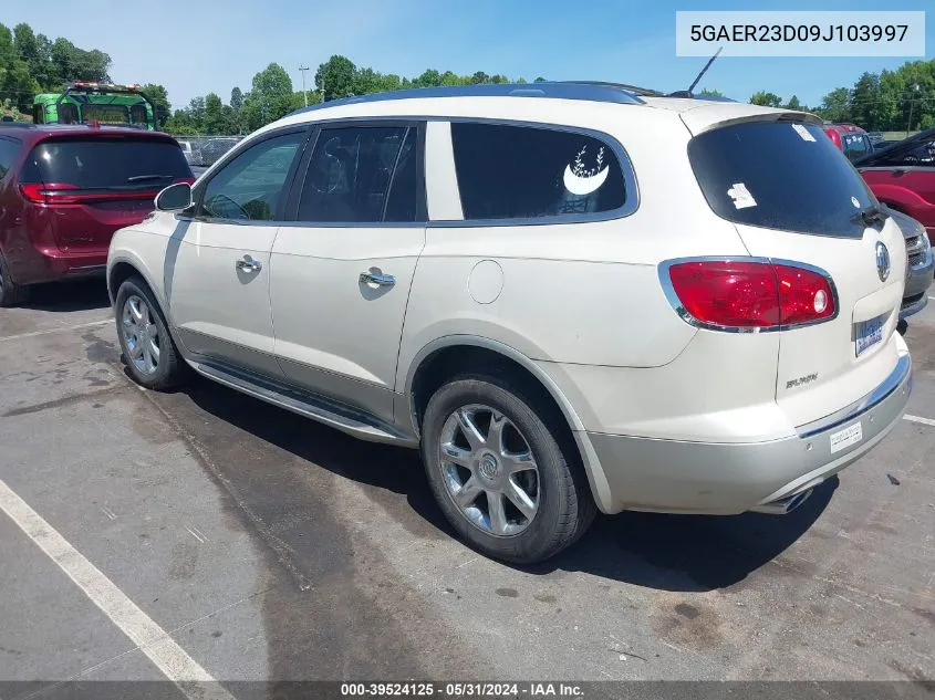 2009 Buick Enclave Cxl VIN: 5GAER23D09J103997 Lot: 39524125