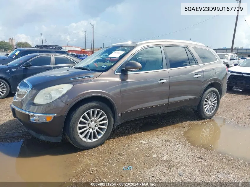 2009 Buick Enclave Cxl VIN: 5GAEV23D99J167709 Lot: 40231254