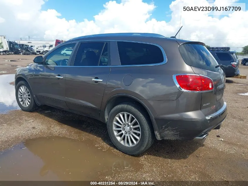 2009 Buick Enclave Cxl VIN: 5GAEV23D99J167709 Lot: 40231254