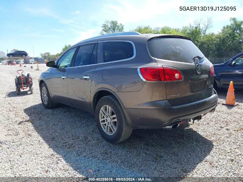 2009 Buick Enclave Cx VIN: 5GAER13D19J125095 Lot: 40259516