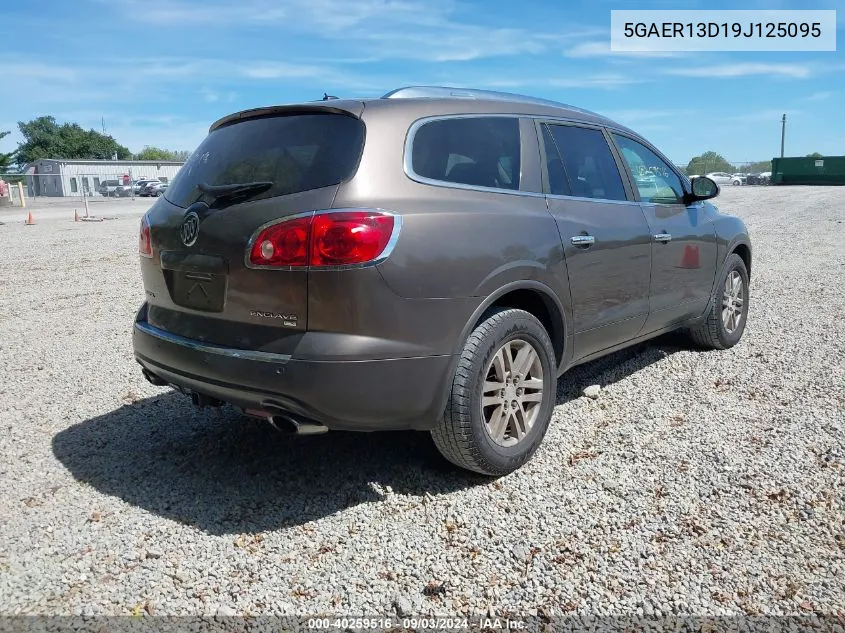 2009 Buick Enclave Cx VIN: 5GAER13D19J125095 Lot: 40259516