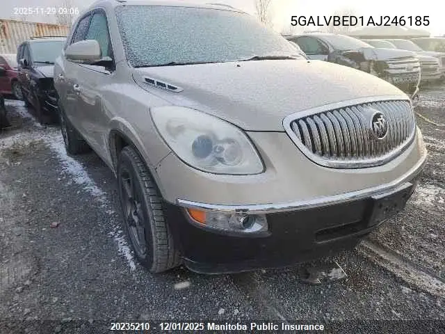5GALVBED1AJ246185 2010 Buick Enclave Cxl