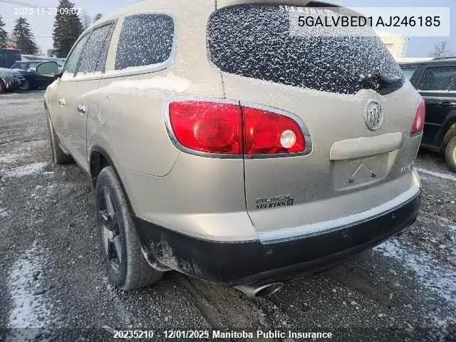 5GALVBED1AJ246185 2010 Buick Enclave Cxl