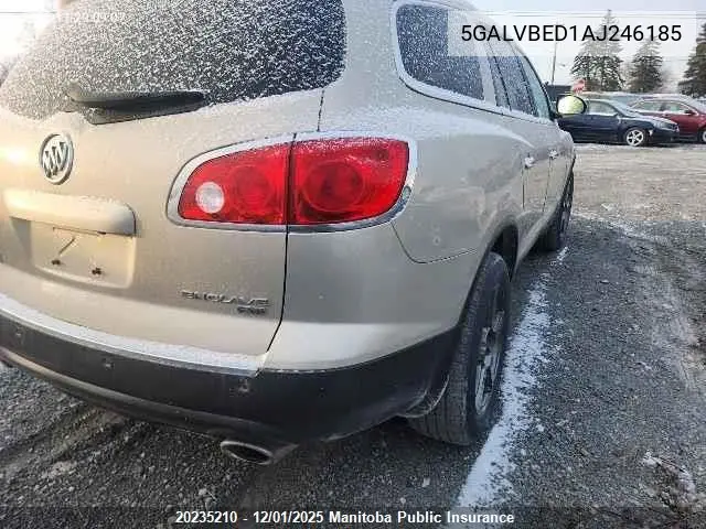 5GALVBED1AJ246185 2010 Buick Enclave Cxl