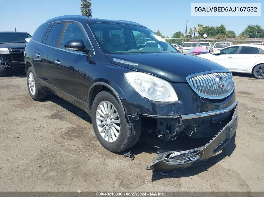 2010 Buick Enclave 1Xl VIN: 5GALVBED6AJ167532 Lot: 40213336