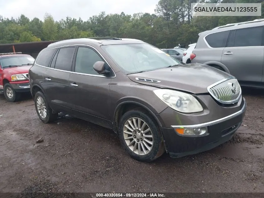 2010 Buick Enclave Cx VIN: 5GALVAED4AJ123555 Lot: 40320854