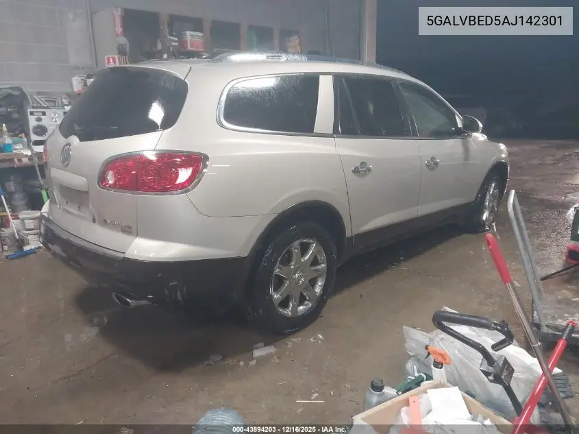 5GALVBED5AJ142301 2010 Buick Enclave 1Xl