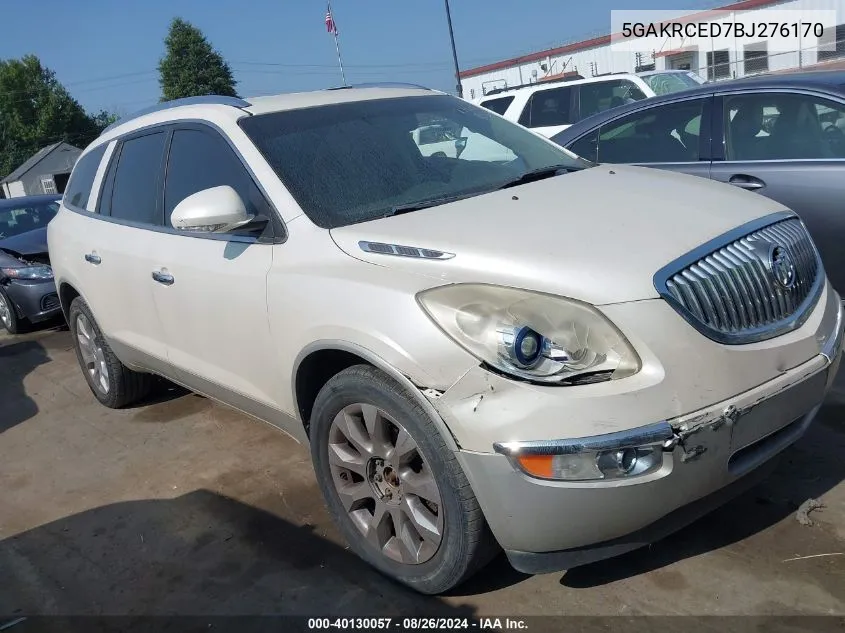 2011 Buick Enclave 2Xl VIN: 5GAKRCED7BJ276170 Lot: 40130057