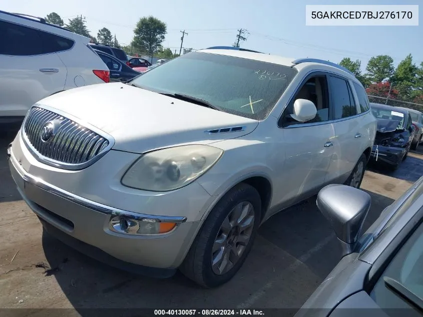 2011 Buick Enclave 2Xl VIN: 5GAKRCED7BJ276170 Lot: 40130057