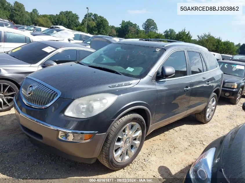 2011 Buick Enclave 2Xl VIN: 5GAKRCED8BJ303862 Lot: 40161877