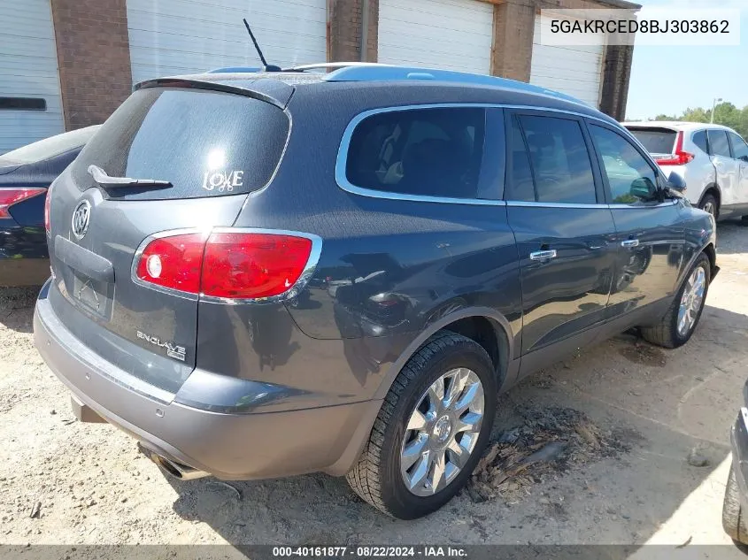 2011 Buick Enclave 2Xl VIN: 5GAKRCED8BJ303862 Lot: 40161877