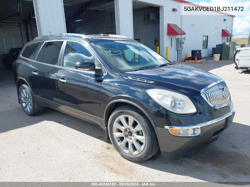 2011 Buick Enclave 2Xl VIN: 5GAKVCED1BJ211472 Lot: 40249182