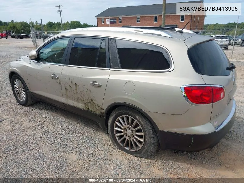 5GAKVBED7BJ413906 2011 Buick Enclave 1Xl