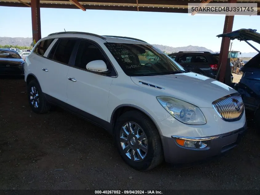 2011 Buick Enclave Cxl VIN: 5GAKRCED4BJ391745 Lot: 40267852