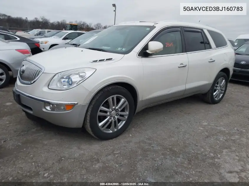 5GAKVCED3BJ160783 2011 Buick Enclave 2Xl