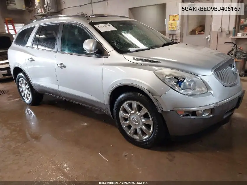 5GAKRBED9BJ406167 2011 Buick Enclave 1Xl