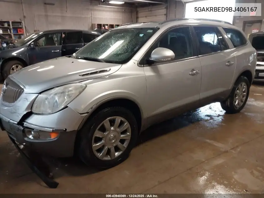 5GAKRBED9BJ406167 2011 Buick Enclave 1Xl