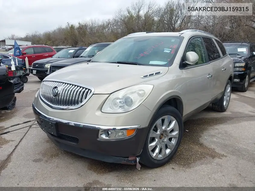 5GAKRCED3BJ159315 2011 Buick Enclave 2Xl