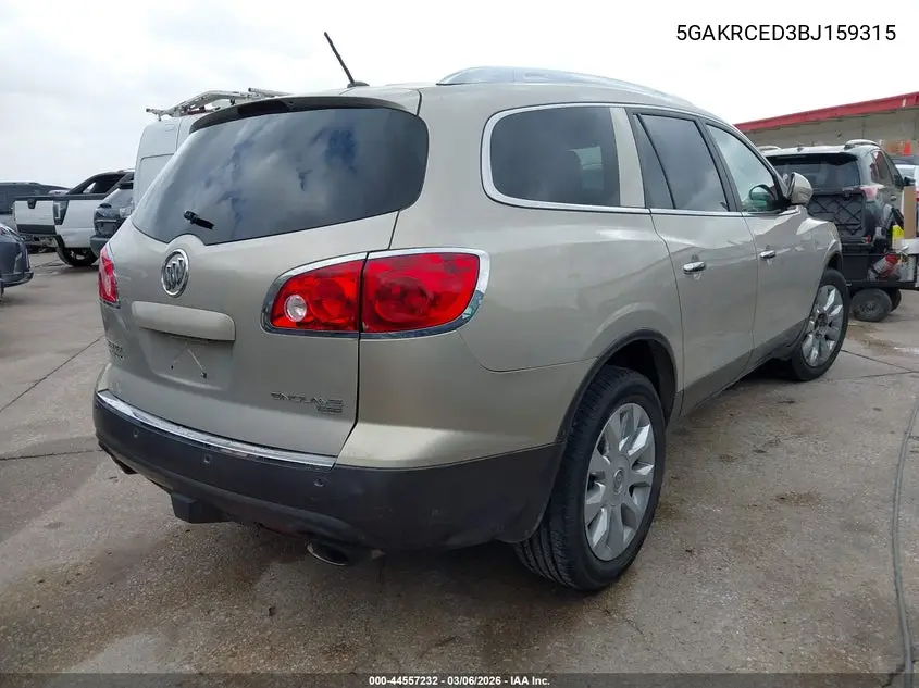 5GAKRCED3BJ159315 2011 Buick Enclave 2Xl