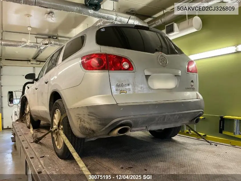 5GAKVCED2CJ326809 2012 Buick Enclave