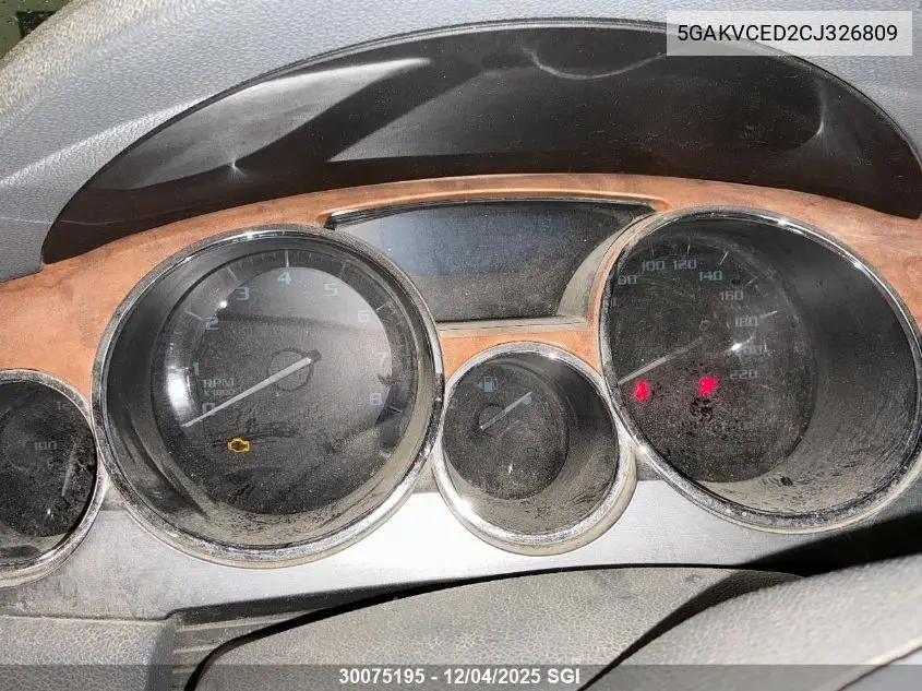 5GAKVCED2CJ326809 2012 Buick Enclave