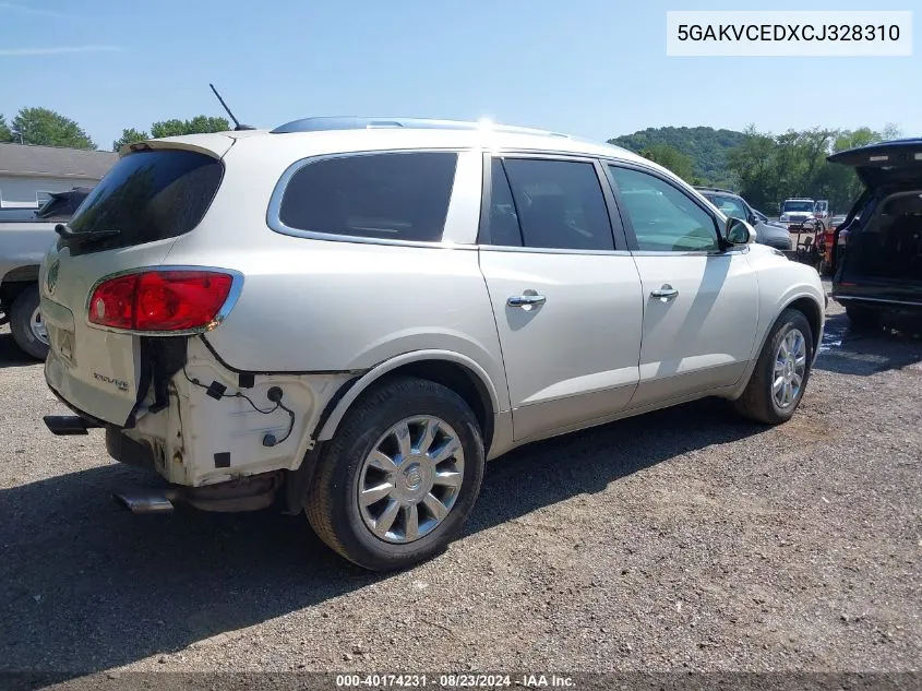 2012 Buick Enclave Leather VIN: 5GAKVCEDXCJ328310 Lot: 40174231