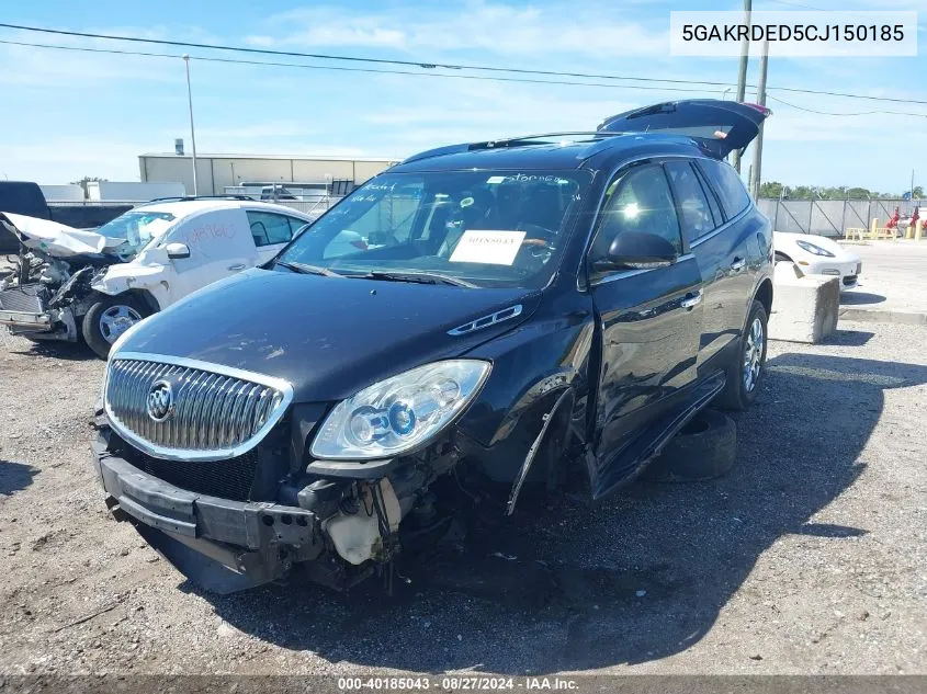 2012 Buick Enclave Premium VIN: 5GAKRDED5CJ150185 Lot: 40185043