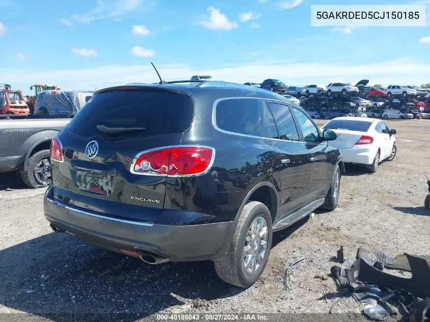 5GAKRDED5CJ150185 2012 Buick Enclave Premium