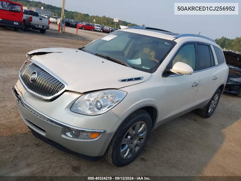 2012 Buick Enclave VIN: 5GAKRCED1CJ256952 Lot: 40324219